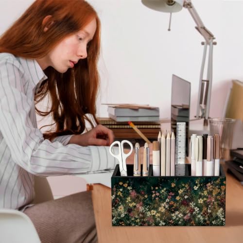 Moody Floral Pen Pencil Holder for Office Desk Accessories Decor - Image 4
