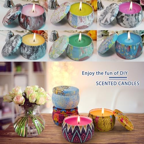 Candle Making Gift Box Set for Adults and Beginners - Heating Stove + Pouring Cup + Thermometer + Soy Wax (1000g), Candle DIY Tools - Image 7