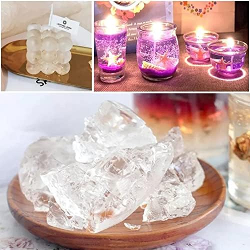 TooGet Transparent Jelly Wax DIY Candle Making Gel Wax Handmade Material Crystal Gel Candle for Candle Making and Handcraft Scented Candles Supplies - 32 OZ - Image 6