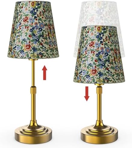 Scalable Portable Cordless Table Lamp, Built in Rechargeable Battery, 2700-6000k Color Temperature, Fully Dimmable, Ambient Light for Patio, Restaurant, Bar, Bedroom, Dining (Flower) - Image 4