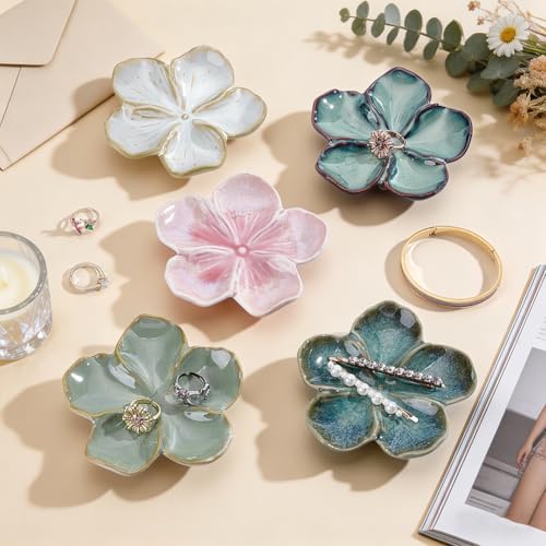Ceramic Jewelry Dish Tray Small Trinket Tray Ring Holder - Image 4