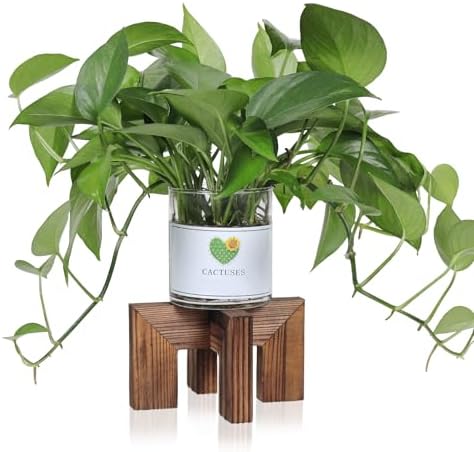 Vigordream Plant Stand, Indoor/Outdoor Wood Plant Holder, Flower Pot Stand by Vigordream
