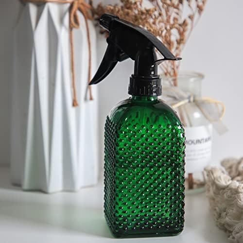 OFFIDIX Fine Mist Plant Mister Adjustable Nozzle Green Spray Bottle 13.5 oz - Image 6