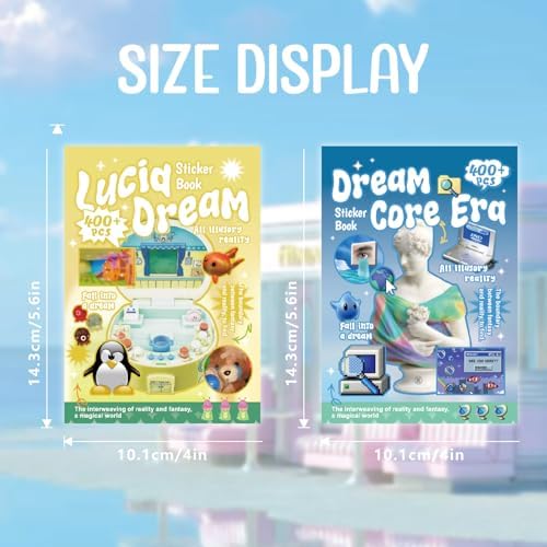 Dream Core Sticker Book 2-Pack, 800+ Vintage Stickers - Image 5