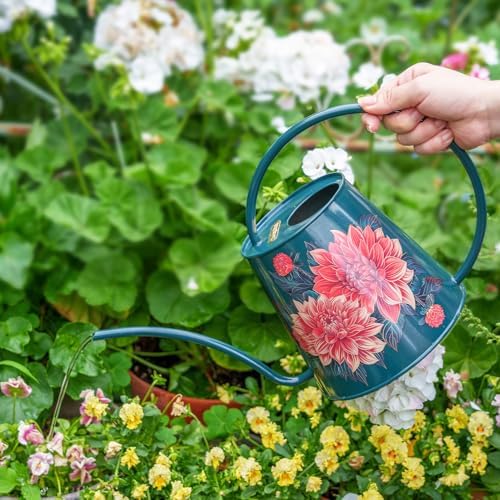 2L Long Spout Watering Can, Stainless Steel Water Can (Dahlia) - Image 6