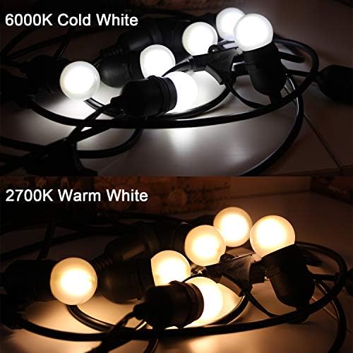 G40 1.5w Dim Led Bulb Equal 15 Watt Light Bulbs Bright White 6000k - Image 3