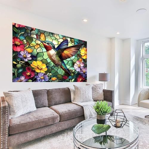 Large Diamond Art Kits for Adults, Hummingbird Diamond Art Painting Kits - Image 4