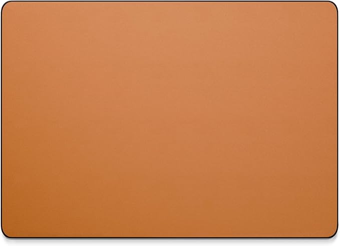 Jotsome Leather Desk Mat, Non-Slip Desk Blotter Pad - Desk Protector for Office, Home, Lap Desk, Laptop, and Desktop, Gift for The Holidays or Christmas (Tan, 17" x 12")