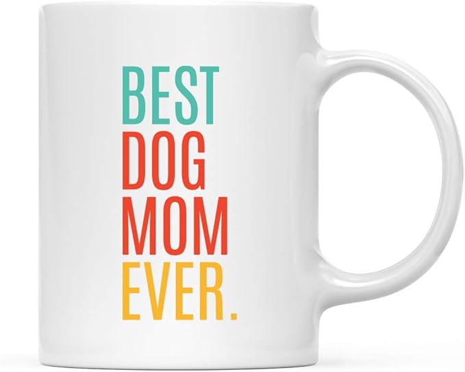 Andaz Press 11oz. Coffee Mug Birthday Gift, Best Cat Mom Ever, 1-Pack