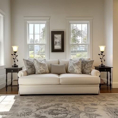 Set of 2 Touch Bedside Vintage Lamps with 2 USB C+A - Image 3