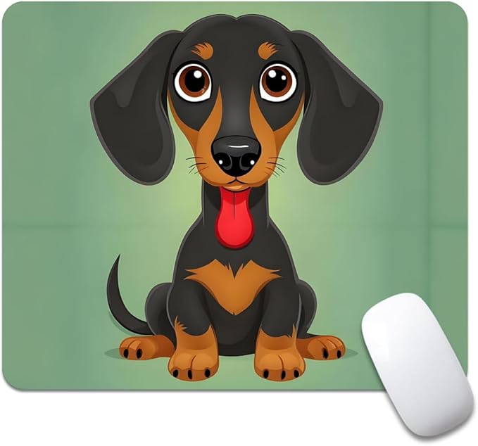 Dog Texture Mouse pad, Square Waterproof and Anti Slip Mouse pad for Office laptops