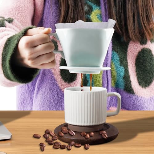 hailanbao Handmade Pour Over Ceramic Coffee Dripper - Image 6