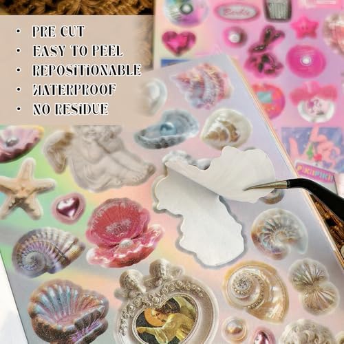 30 Sheets Cute Retro Scrapbook Stickers Book - Image 3