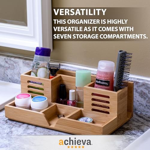 Achieva Bamboo Desk Organizer (71001) - Image 5