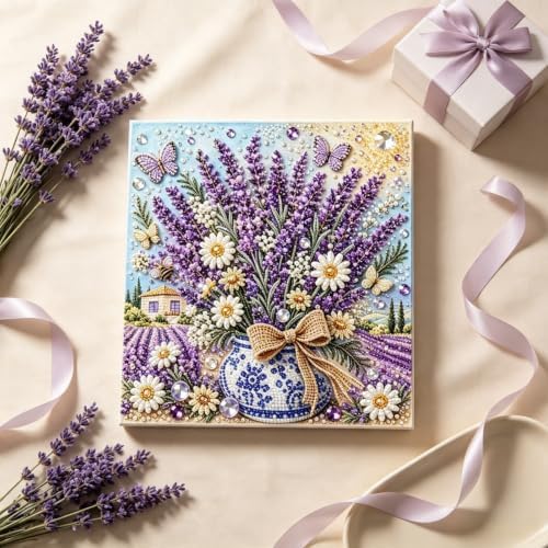 DIY Pearl Art Kit for Adults (Lavender) - Image 2