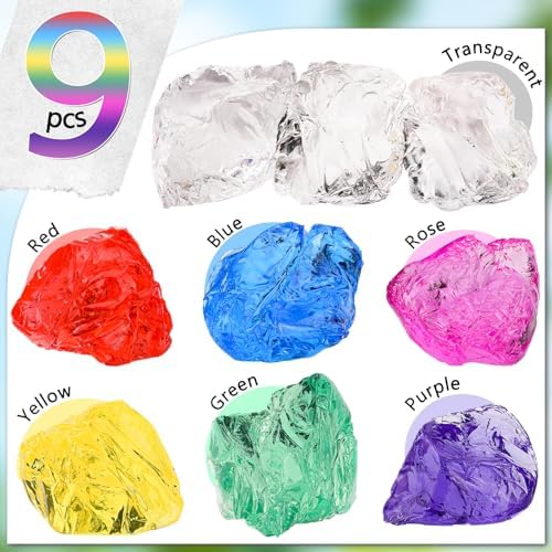 Pachsi 7 Colors Jelly Gel Wax for DIY Candle Making – 9pcs Non-Toxic Scented Gel Wax Kit, Slow Burning Crystal for Handmade Candles, Home Decor, Crafts & Gifts-2LB - Image 3