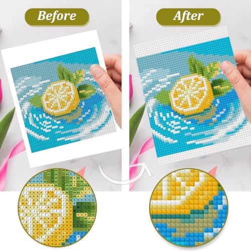 Aestalrcus 6 Pcs Small Diamond Art Kits Fruits Diamond Art Kits for Adults - Image 6