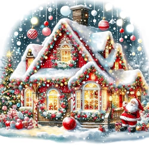 Christmas Diamond Art Kits for Adults, Diamond Art Painting Kits for Adults by croshom