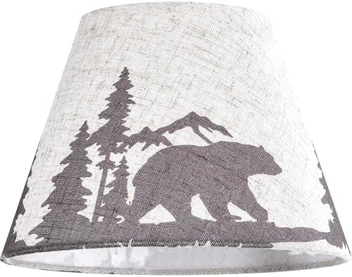 GO&SO Small Animal Lamp Shades Set of 2,5"×9"×6.4" Print Bell Shade Replac - Image 2