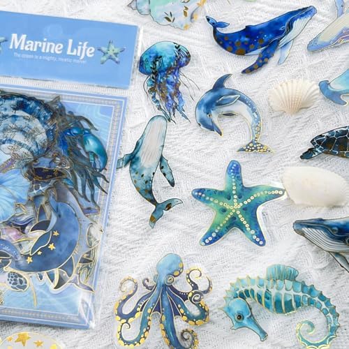 50Pcs Ocean Animal Stickers - Image 5