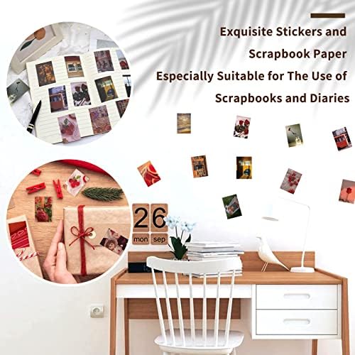 600 Pieces Washi Sticker Set, 12 Set Scrapbooking Diary Planner Album Diary Notebook, Scrapbooking Sticker Journaling Supplies for DIY Arts and Crafts Card Making Laptop Decoration - Image 6