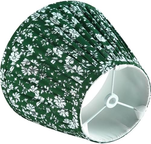 GO&SO Pleated Lamp Shades Set of 2 Small Mini,5"×9"×6.4" Boho Decor Shade - Image 5