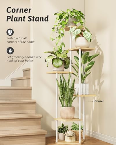 GENTINGBRO Corner Plant Stand Indoor Tall Plant Stand - Image 3