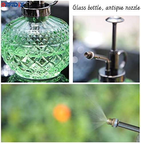 OFFIDIX Plant Mister, Green Glass Fine Mist Spray Bottle for Plants 10 oz - Image 3