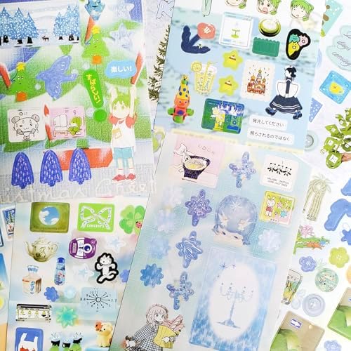 Japanese Sticker Book for Scrapbooking,Anime Themed Stickers for Journaling - Image 4