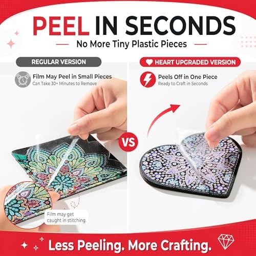 8 PC Diamond Art Painting Bookmark for Adult Craft Gem Bedazzle Kit Women - Image 3