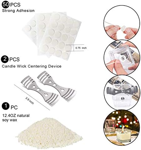 DINGPAI Candle Making Kit Supplies, Candle Make Pouring Pot & Soy Wax - Image 4
