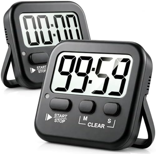 Antonki 2 Pack Digital Timer for Kids Classroom Kitchen Timers for Cooking by Antonki