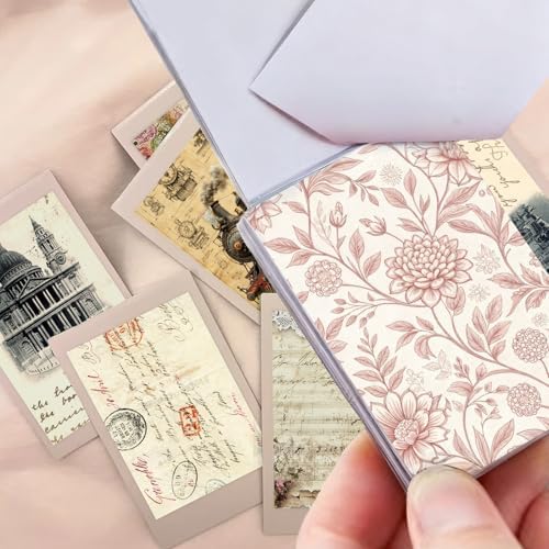 Bomichi Washi Stickers, 12 Sets 600 Pcs Aesthetic Sticker Book for DIY Journaling, Journaling Supplies for Bullet Journal Art Diary Card Craft Gifts Planner Notebook - Image 3