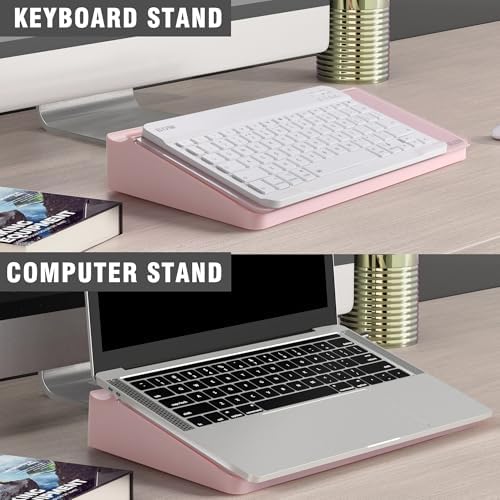 SELEAD Desktop Glass Whiteboard with Storage, 5 Markers and 1 Eraser, Pink - Image 6