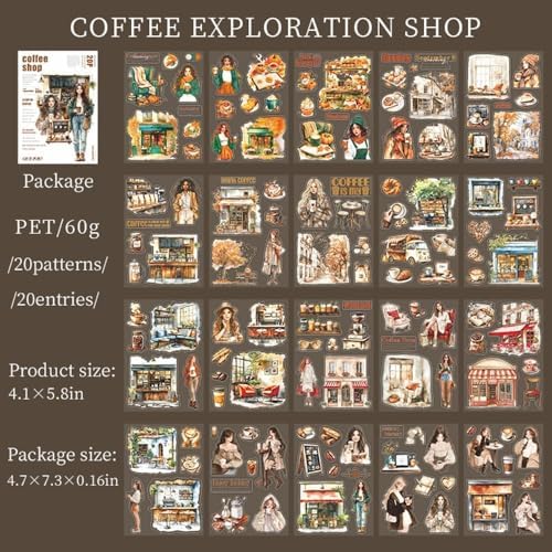 People Scrapbook Stickers for Journaling Supplies,Girls Stickers for DIY - Image 2