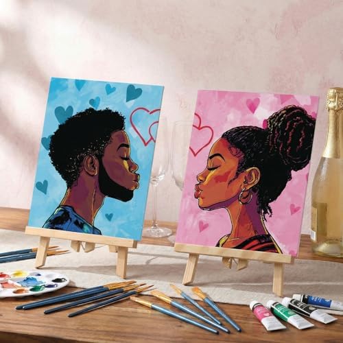 Sherr 24 Pcs Pre Drawn Canvas for Adult, Couple, 8 x 10 Inch - Image 2