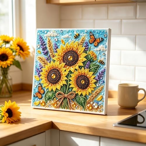 DIY Pearl Art Kit for Adults (Sunflowers) - Image 3