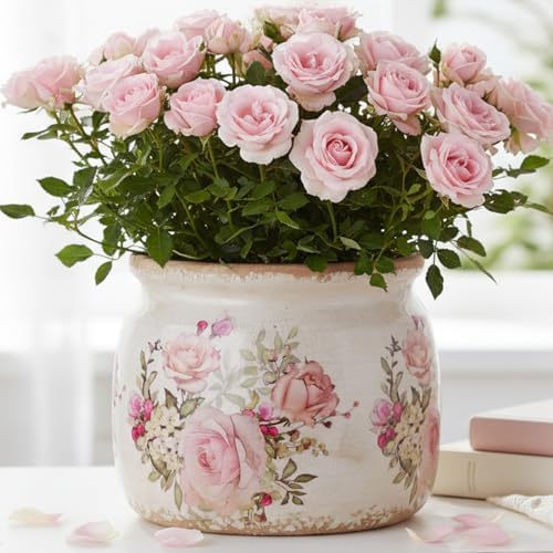 Xiaan Jiaju Vintage Victorian Ceramic Planter & Vase for Indoor Plants - Image 2