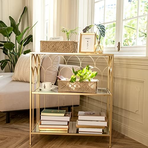 Mkono 2Pc Macrame Storage Basket, Boho Decor Toilet Paper Organizer, Brown - Image 4
