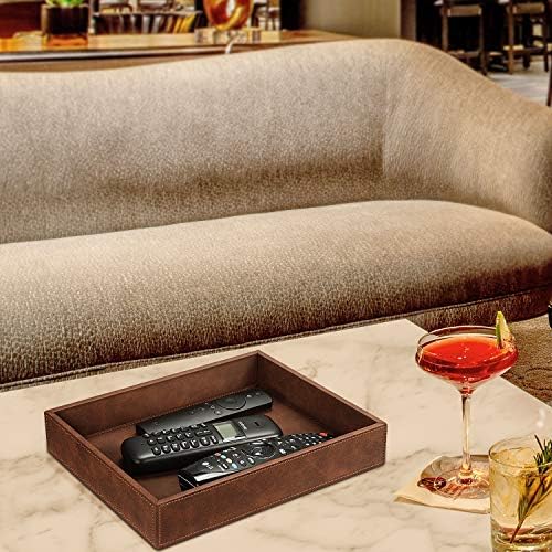 SITHON Valet Tray Desk Organizer PU Leather Catchall - Image 4