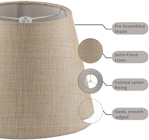 Set of 2 Spider Fitter Replacement Lamp Shades for Table Lamps - Image 5