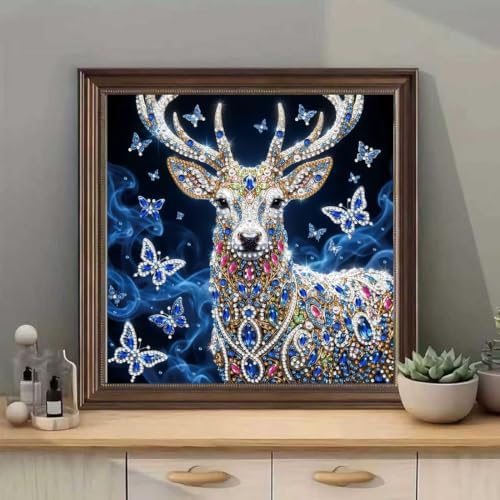 5D Diamond Art Kits for Adults Deer Diamond Painting Kits 12 x 12 inch - Image 2