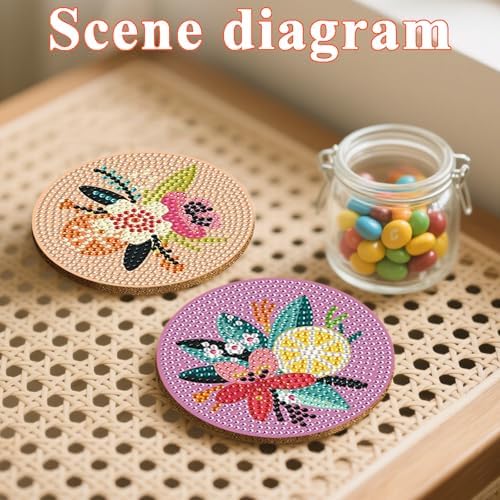 Gem Dots Craft Arts Supplies Party Home Decor 8pcs - Image 4