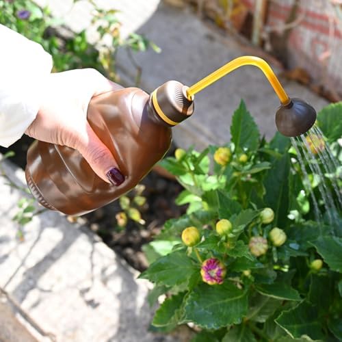 Watering Can for Seedlings,0.45L (Brown) - Image 5