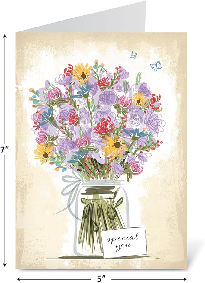 Current Birthday Favorites Birthday Greeting Cards - Set of 20 (2 each of 10 Designs), 5 x 7 Inches, Sentiments Inside, Envelopes Included, Assortment Set