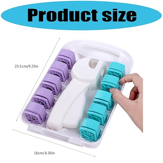 Decorative Lace Embosser Paper Hole Punches Crafting Tool for Students Professional Decorative Document Punches Tool