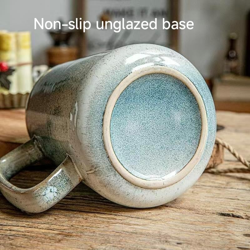 24 OZ, Large Ceramics Coffee Mugs with Handle, Extra Large Tea and Coffee Cup for Office and Home，Microwave and Dishwasher Safe,For Gift and Present(Flowing Sand Purple) - Image 7