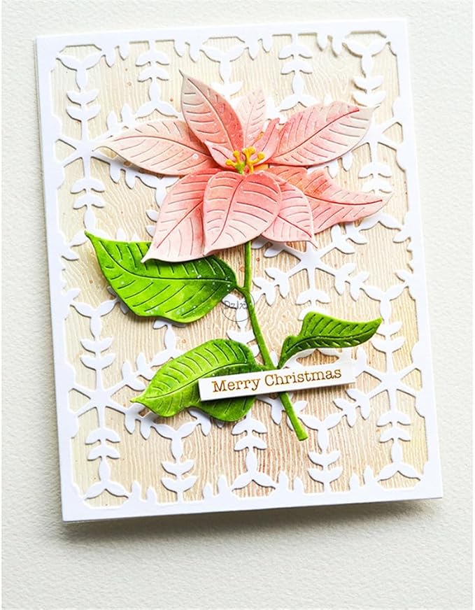 DzIxY Patchwork Tree Branches Leaves Flowers Metal Cutting Dies for Card Making Kit Embossing Paper Die Cuts Set Scrapbook Stencils Supplies Machine Templates