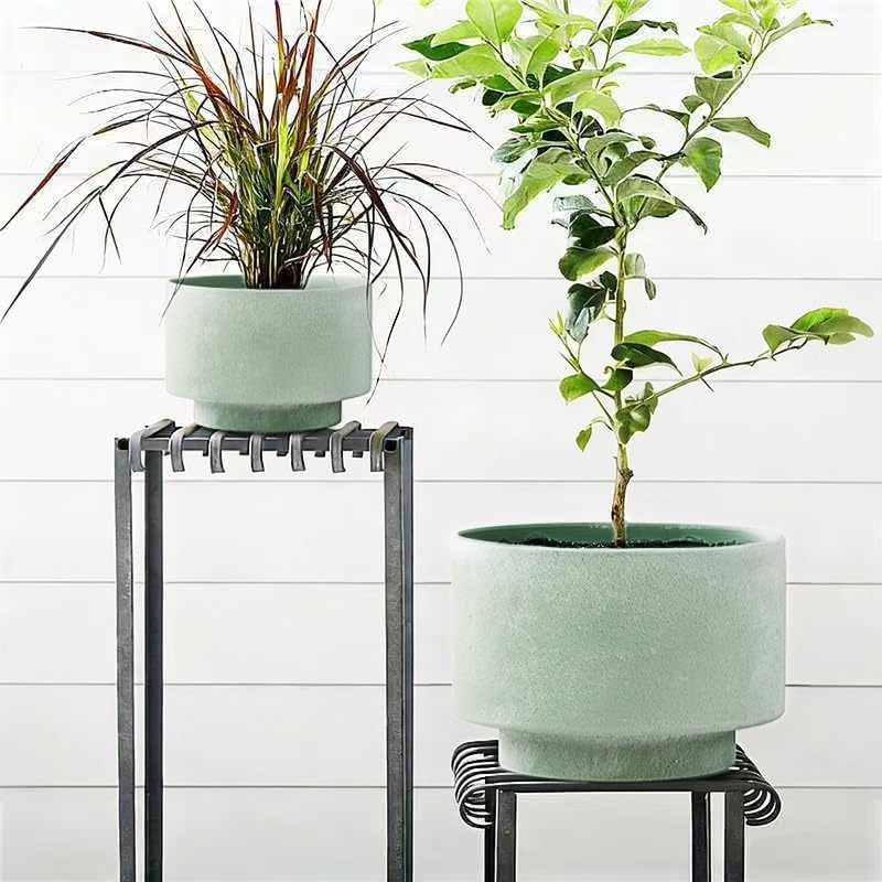 Succulent Pots, 8"+6" Plant Pots, Ceramic Planters for Indoor Plants - Image 6