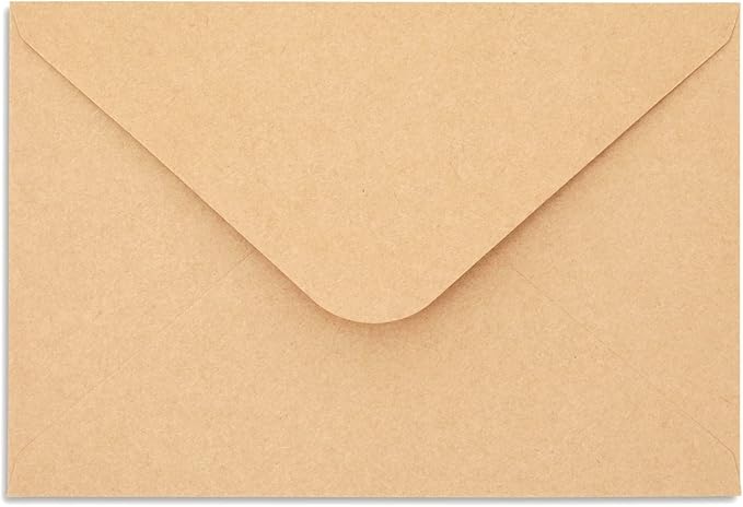 Best Paper Greetings Blank Note Cards with Bird Design - 4 x 6 In, Brown, 36-Pack, Rustic - Kraft Paper Notecards & Envelopes
